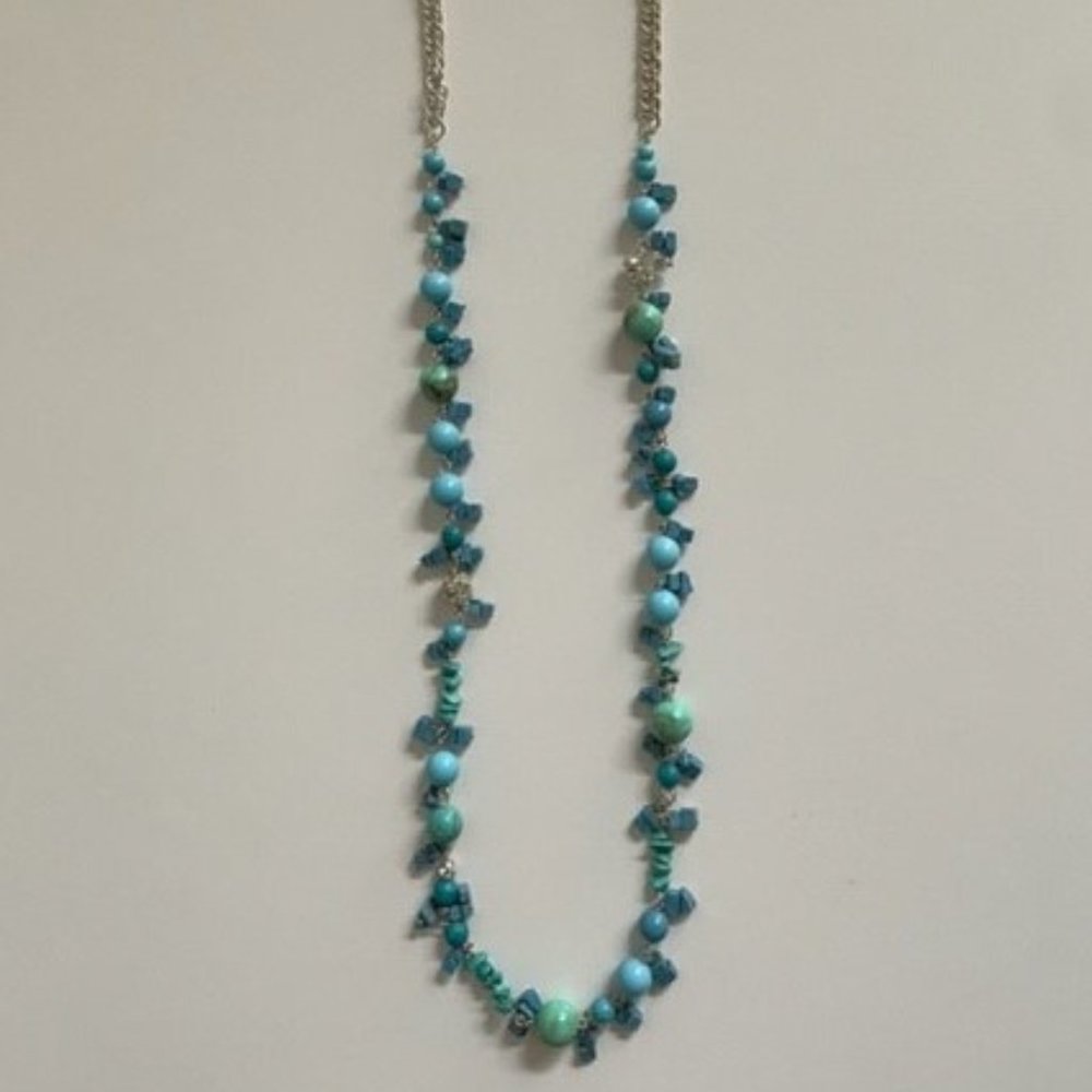 Chico's Long Turquoise Necklace